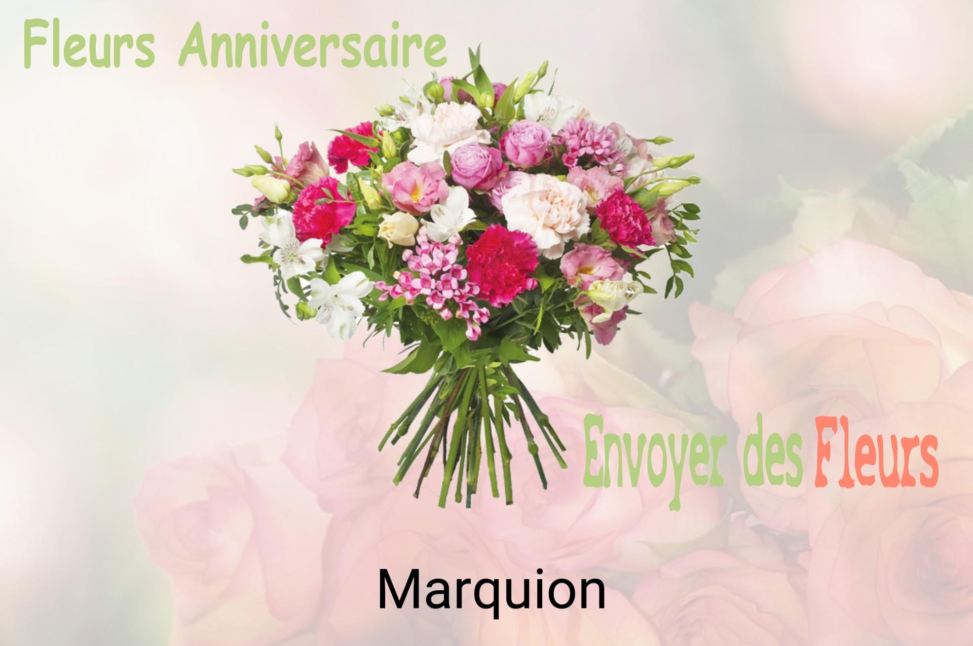Bouquet de fleurs d’anniversaire livré à Marquion